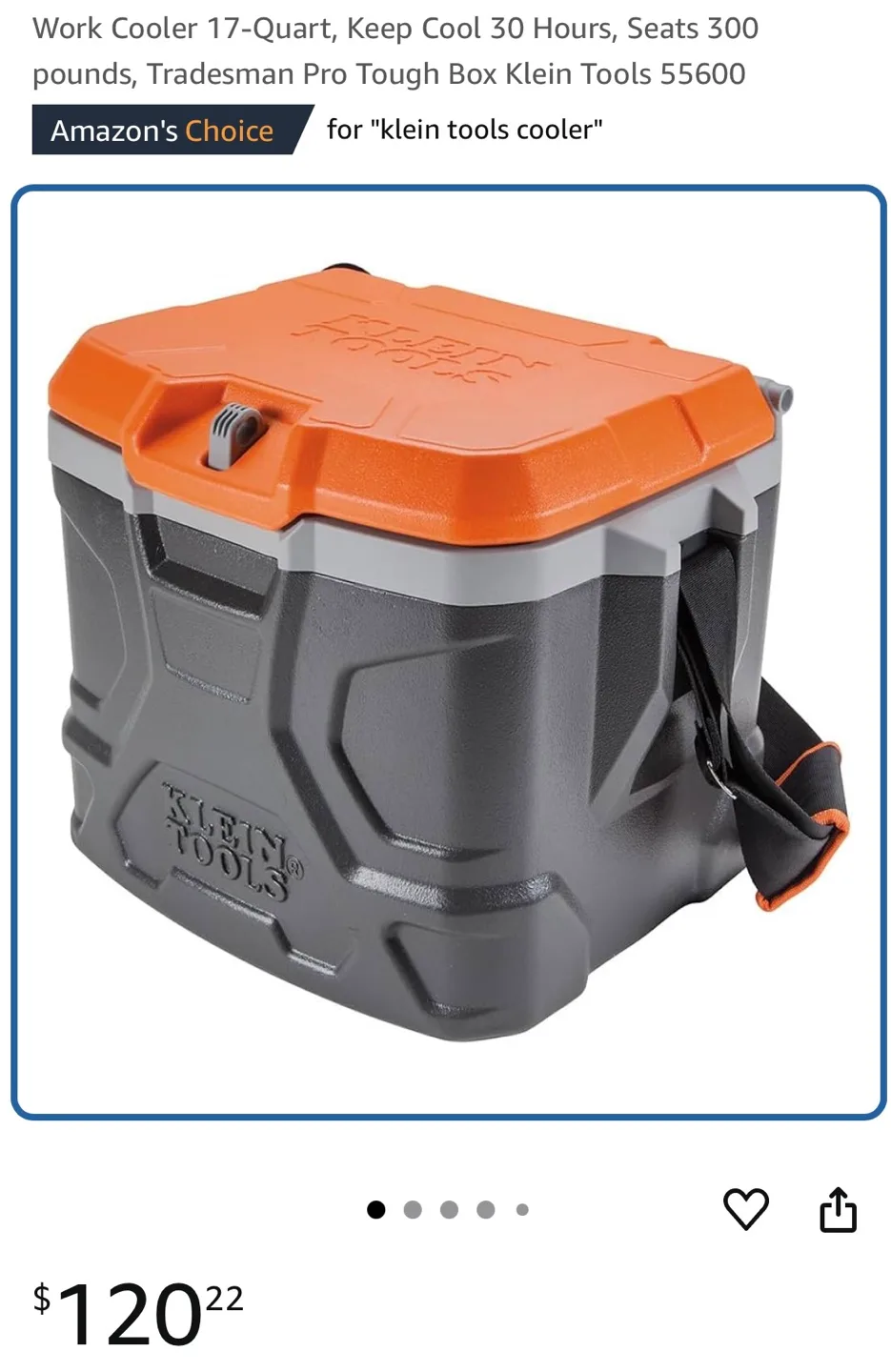 Klein Tools Insulated Lunch Cooler image indicator(7)