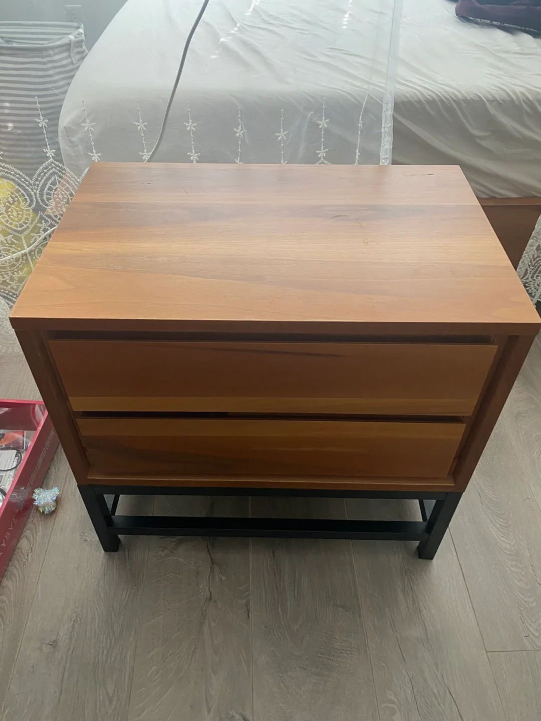 Structube Clarence Two-Drawer Nightstand image indicator(4)