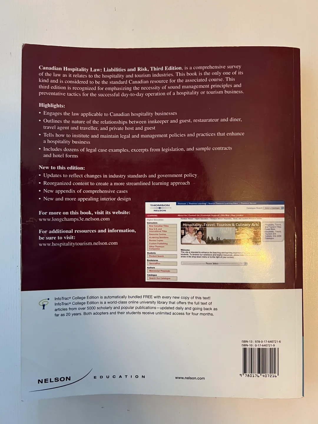 Canadian Hospitality Law: Third Edition Textbook image indicator(3)