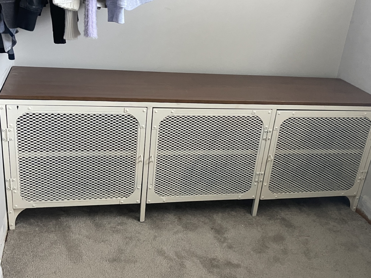 IKEA FJÄLLBO TV Bench - White painted cabinet - photo 4