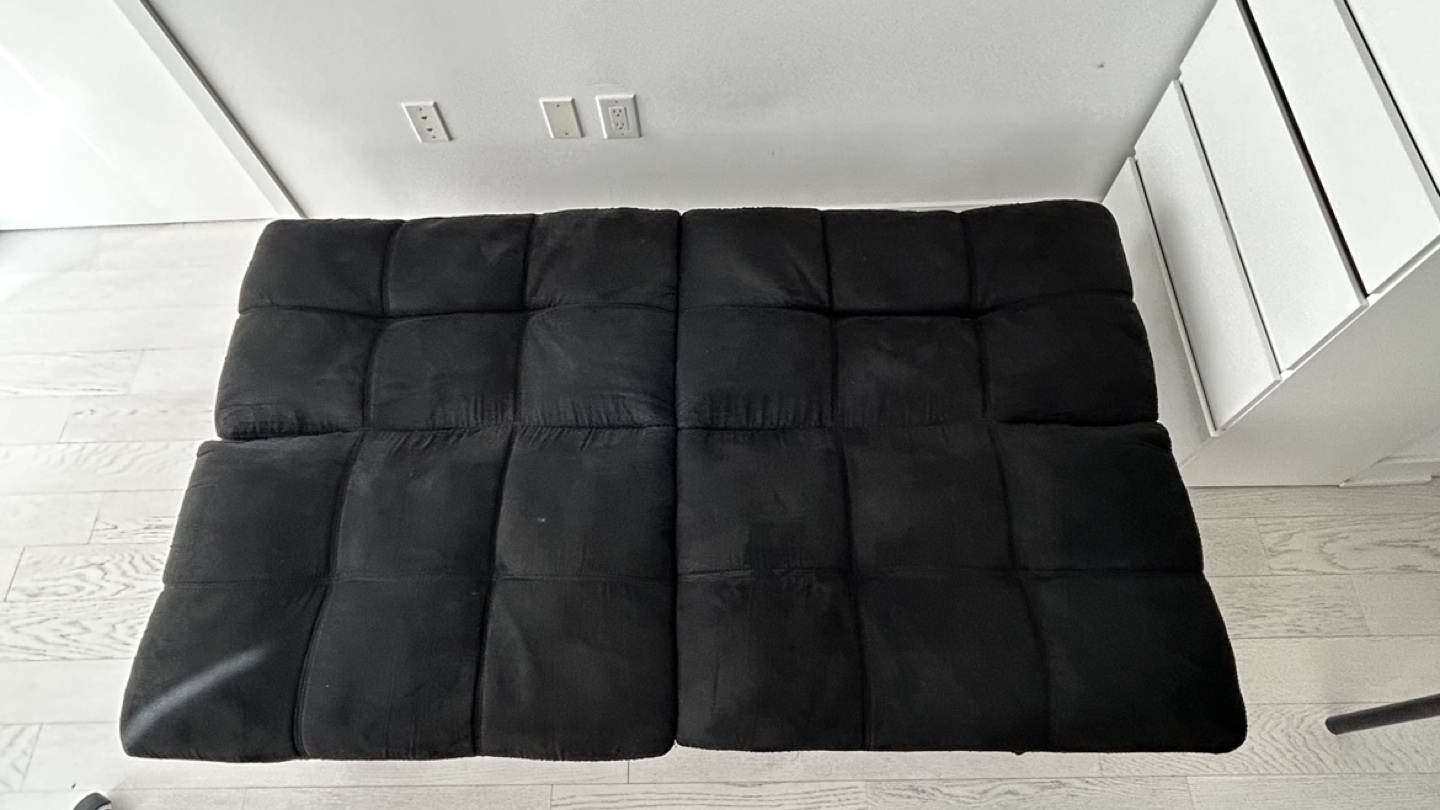 Black Futon Sofa Bed - photo 2