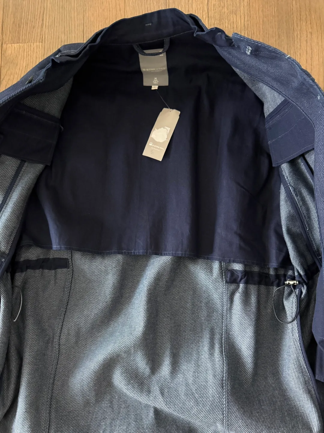 🔆NWT G-Star Raw Denim trench image indicator(5)