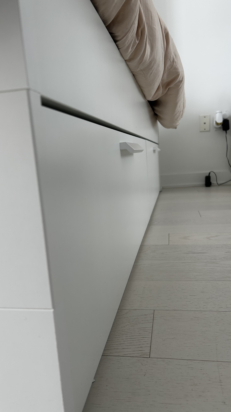IKEA MALM White Full Size Bed Frame with Storage - photo 3