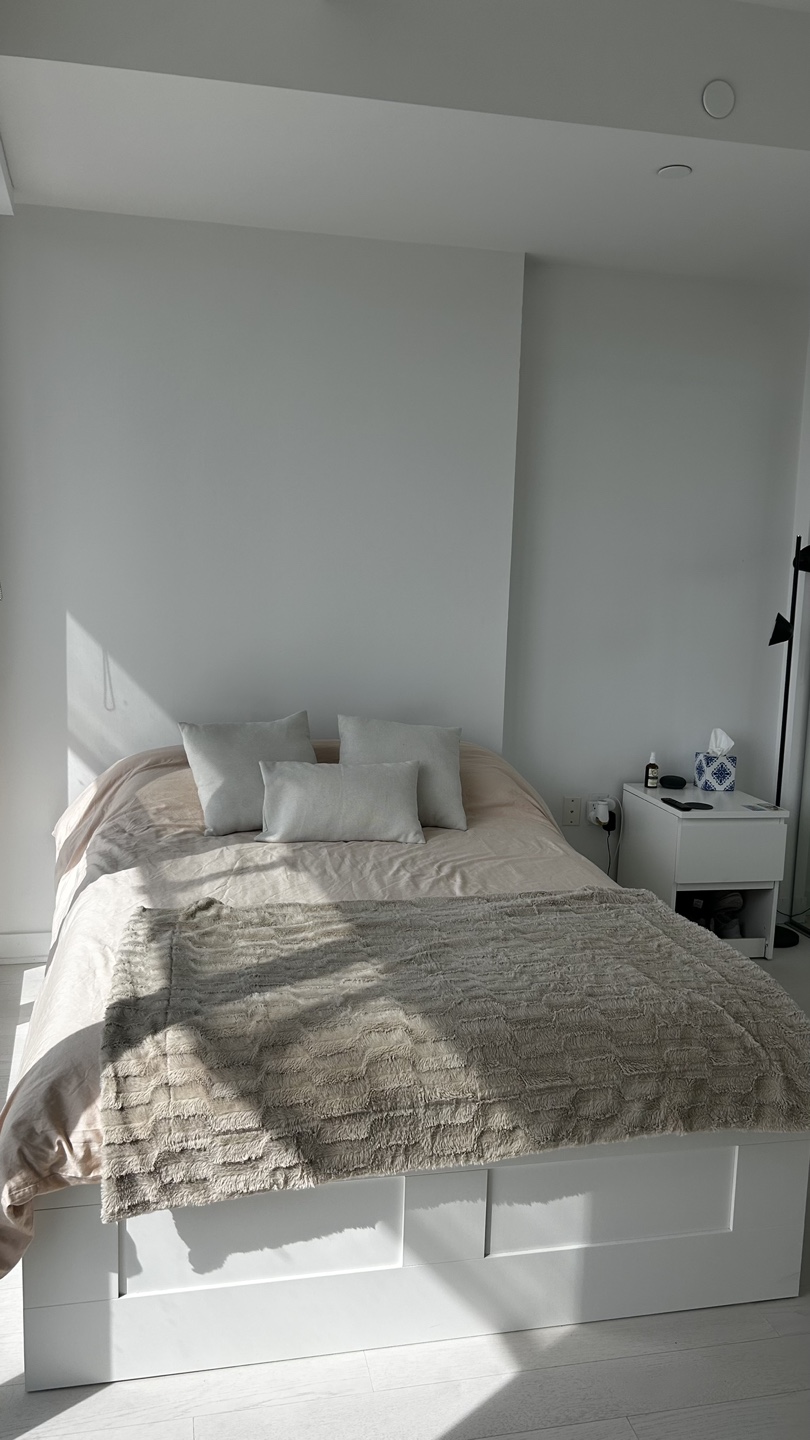 IKEA MALM White Full Size Bed Frame with Storage - photo 5