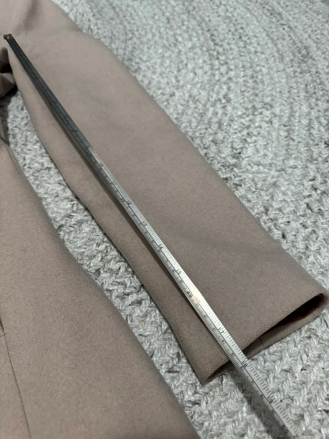 Topshop Beige A-line Peacoat image indicator(4)