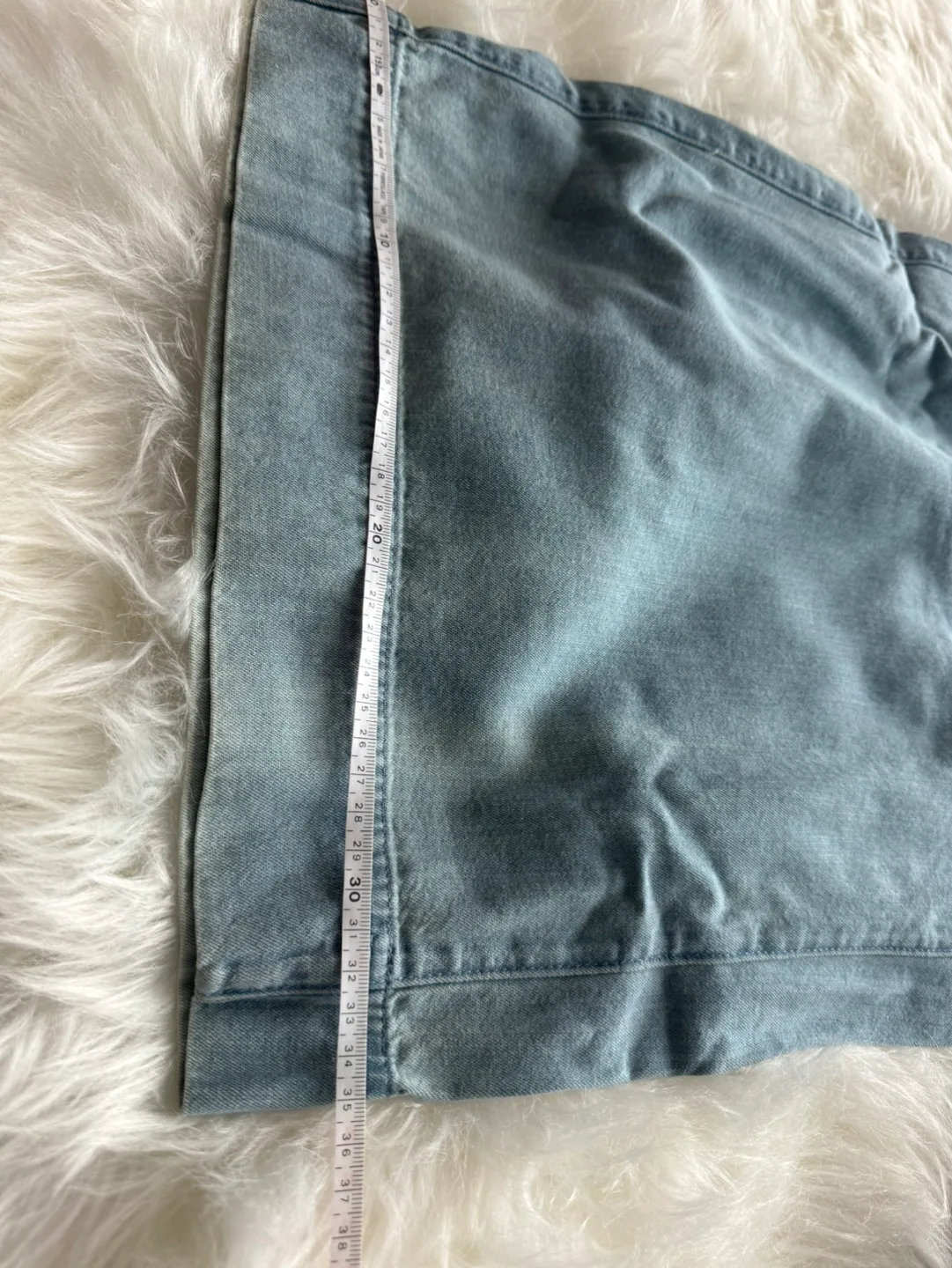 Aerie Light Wash Denim Jumpsuit Size XS image indicator(7)