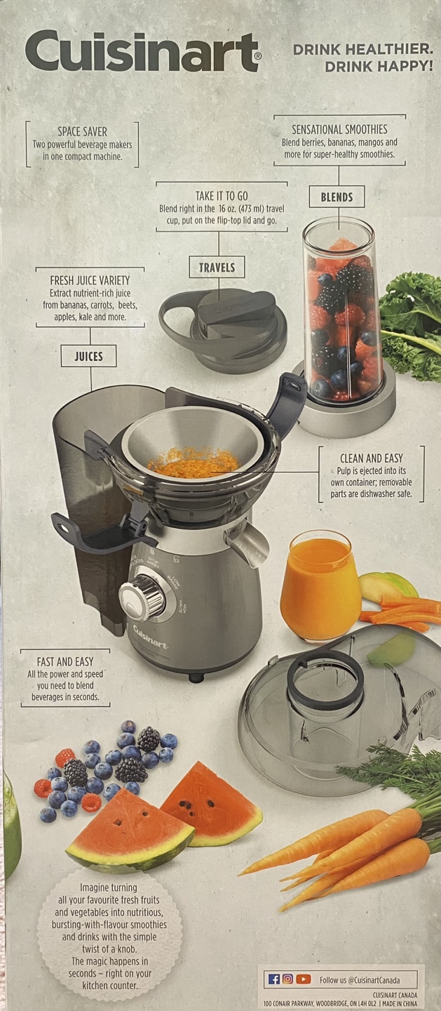 Cuisinart Compact Blender & Juice Extractor Combo - photo 5
