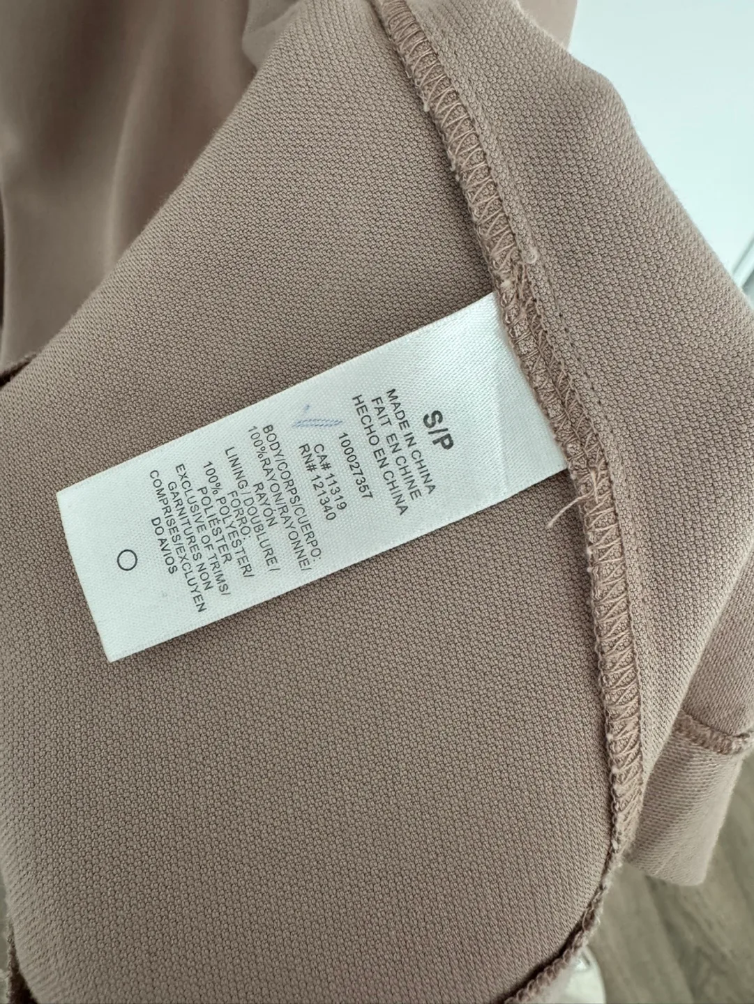 Dynamite Dusty Rose Longline Open-Front Cardigan, Size P/S image indicator(3)