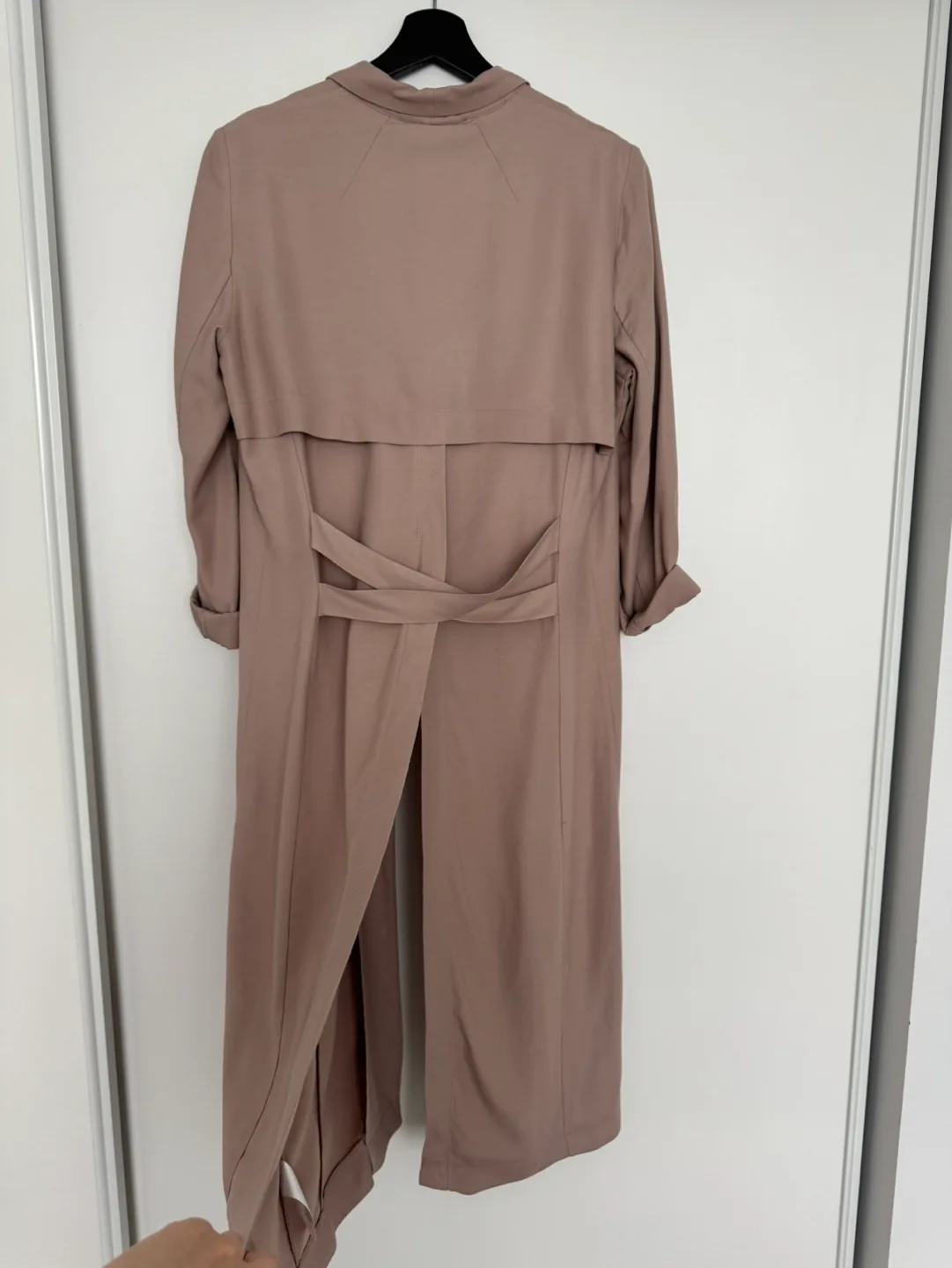 Dynamite Dusty Rose Longline Open-Front Cardigan, Size P/S image indicator(8)