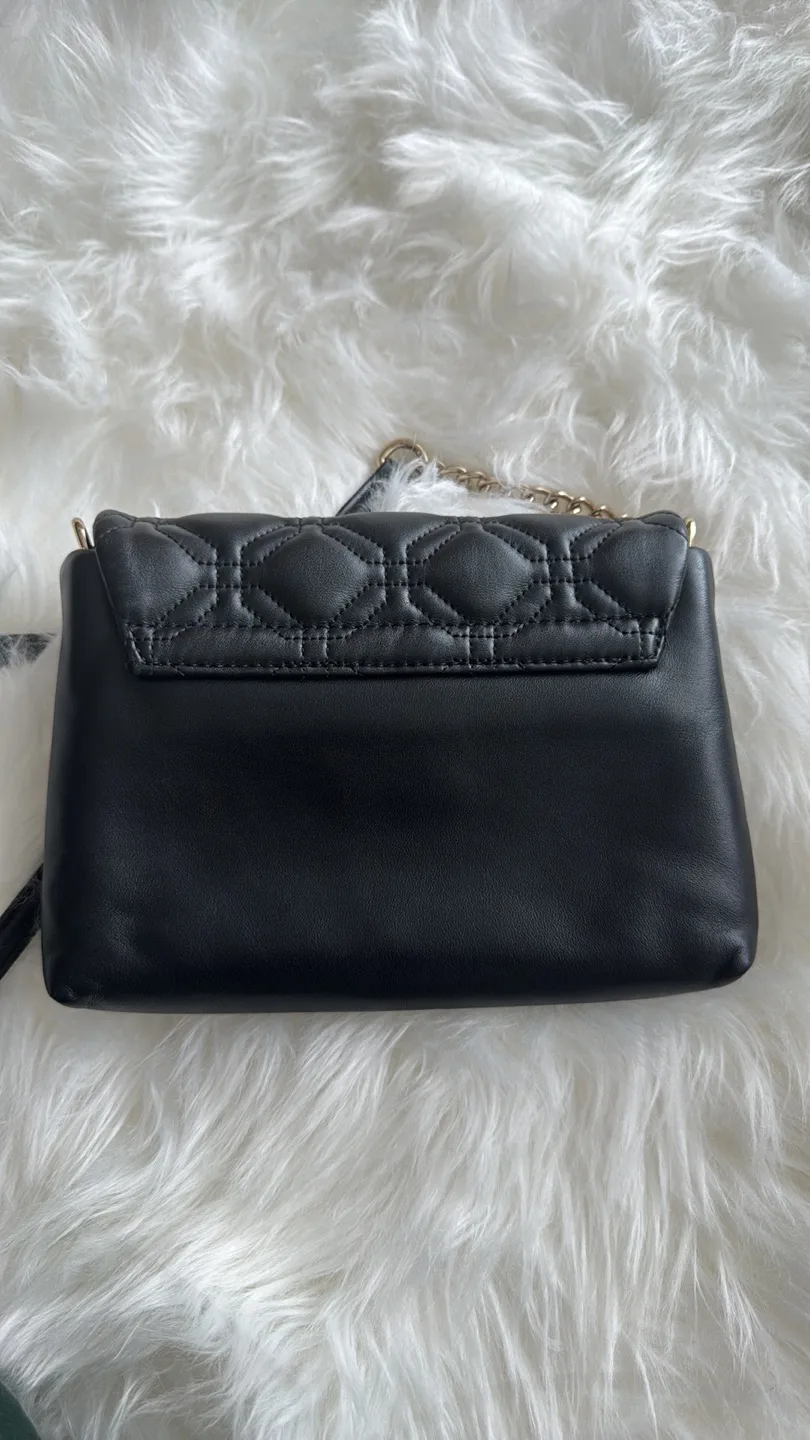Kate Spade New York Black Quilted Crossbody Bag image indicator(2)