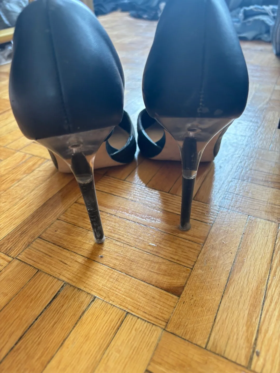 Call It Spring Black Pointed-Toe Heels image indicator(3)