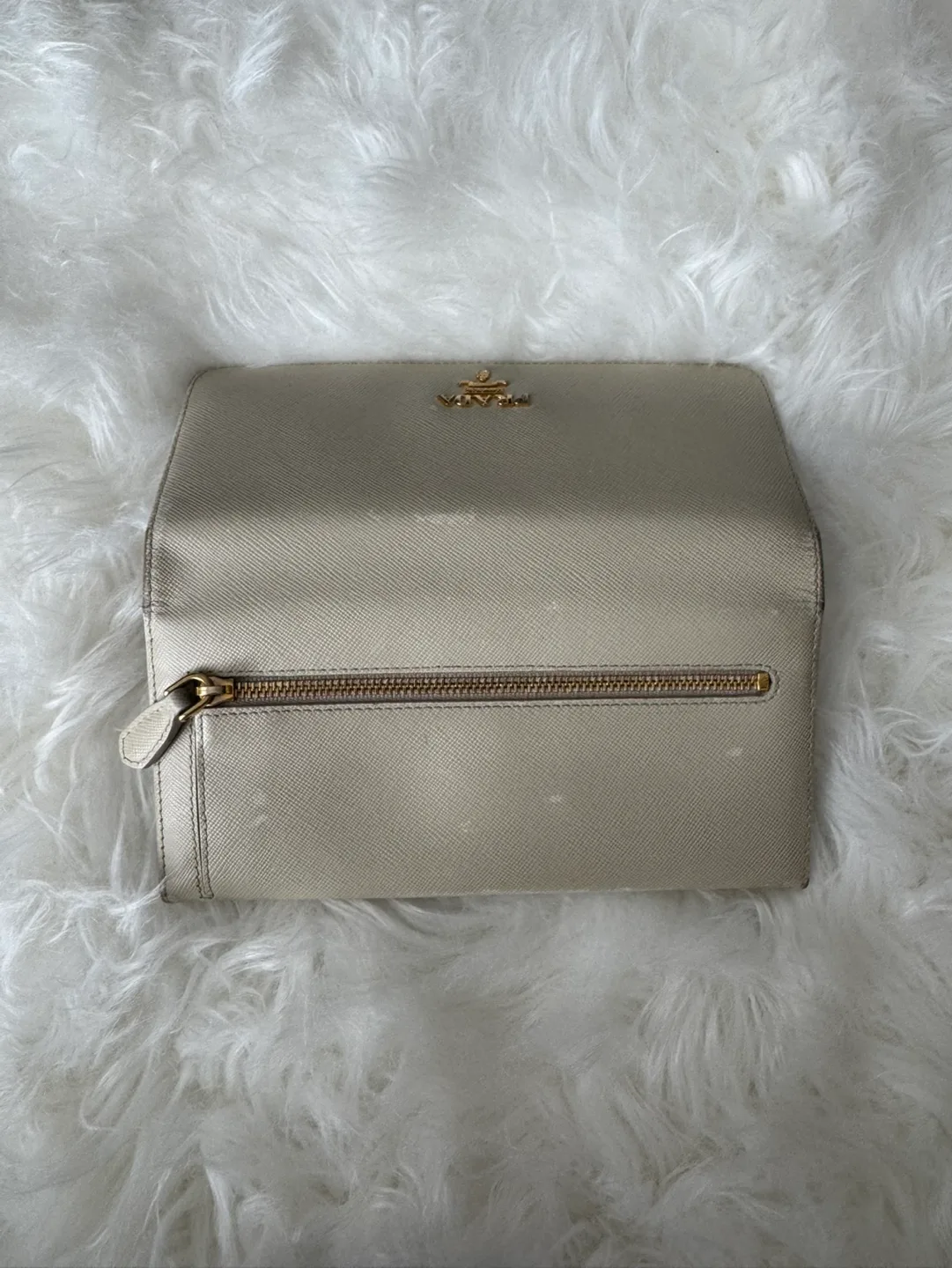 Prada Saffiano Leather Wallet - Cera image indicator(4)