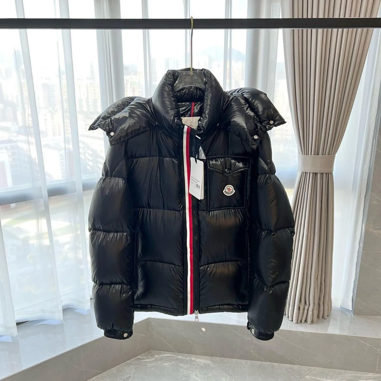 Moncler Maya Black Down Jacket image indicator(3)