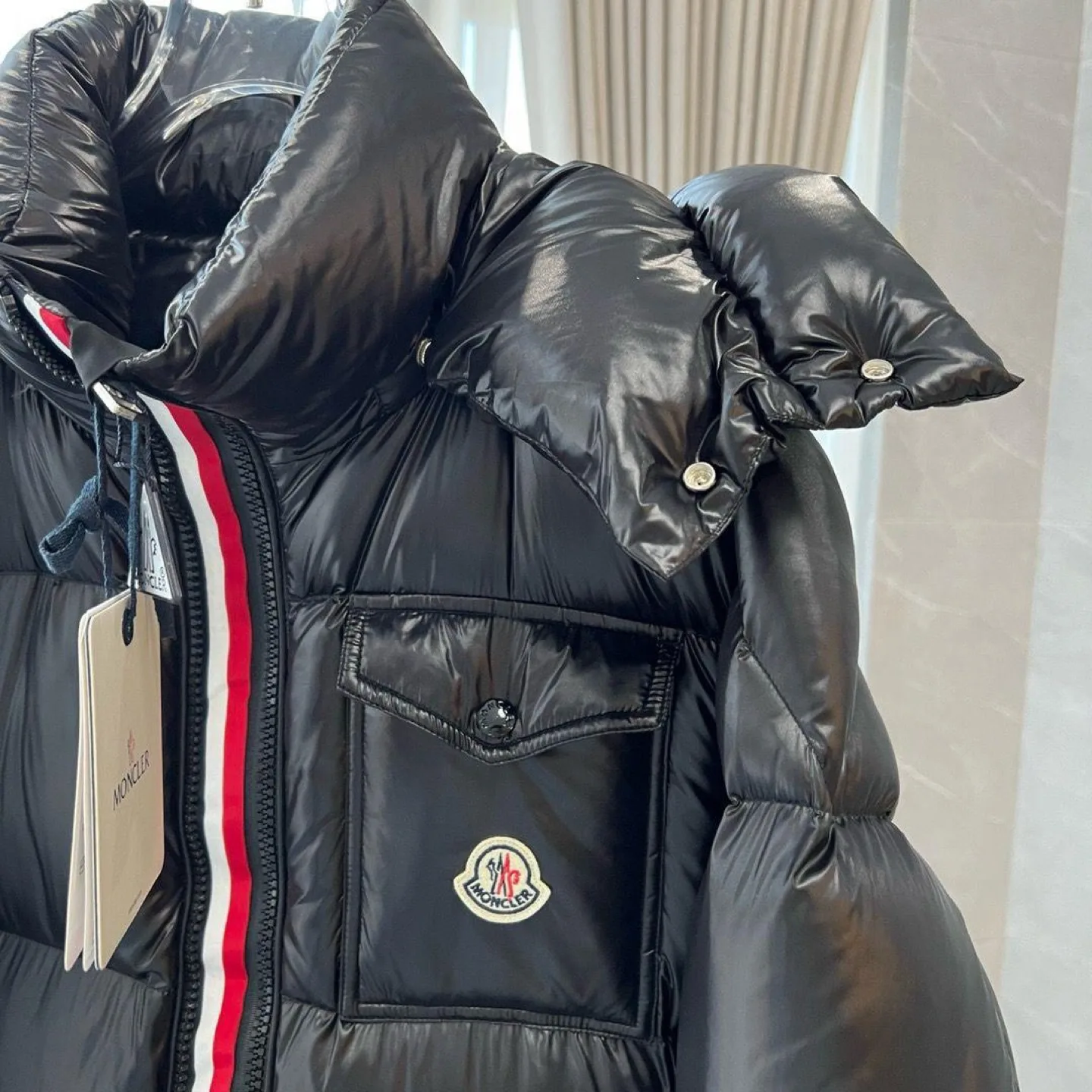 Moncler Maya Black Down Jacket image indicator(2)