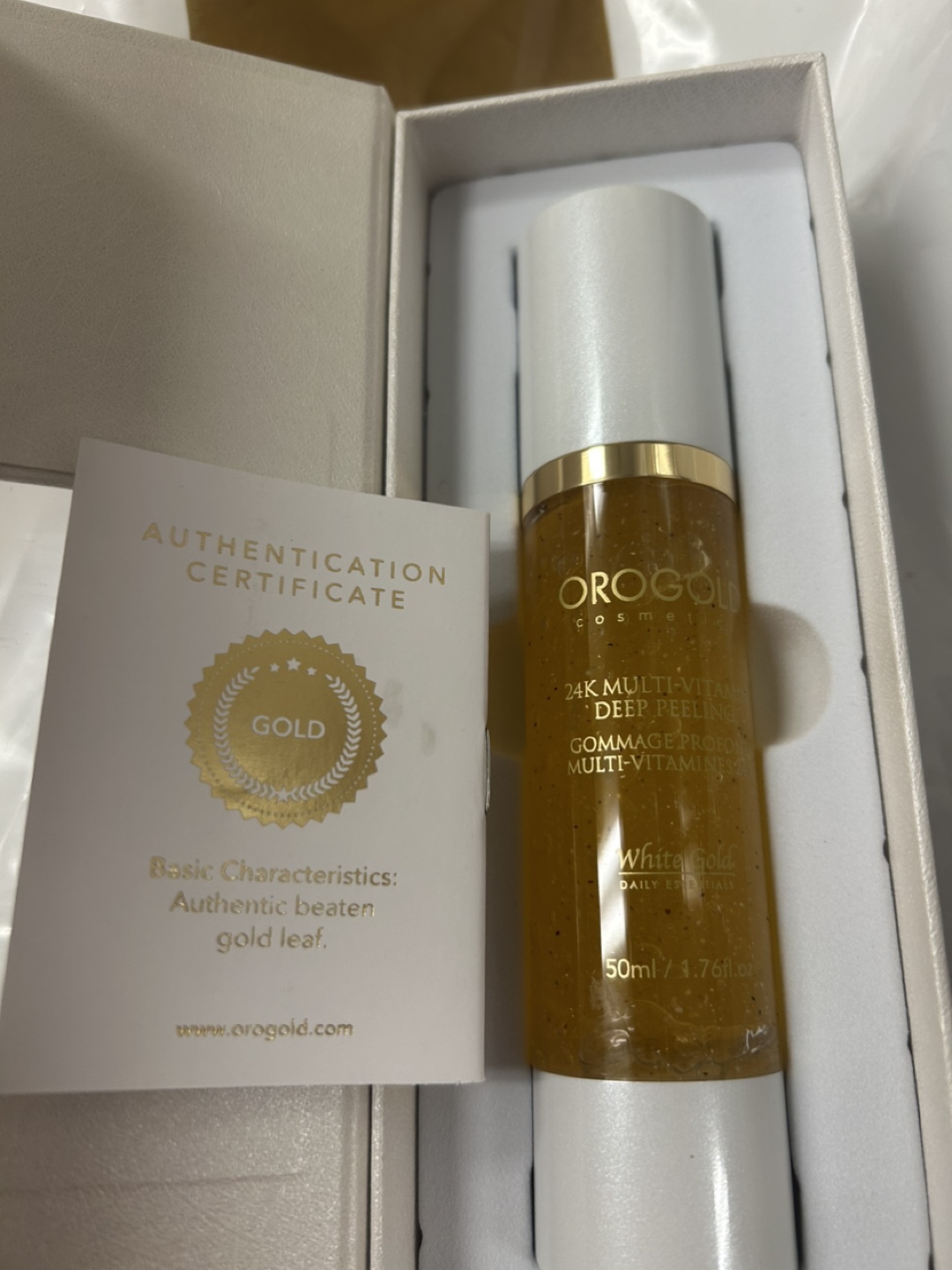 OroGold Cosmetics 24K Multi-Vitamin Deep Peeling Gommage