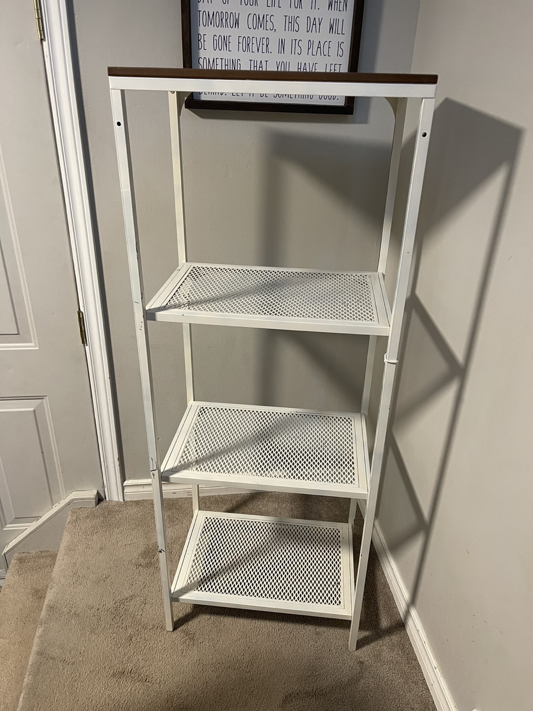 IKEA FJÄLLBO Shelf Unit - painted white