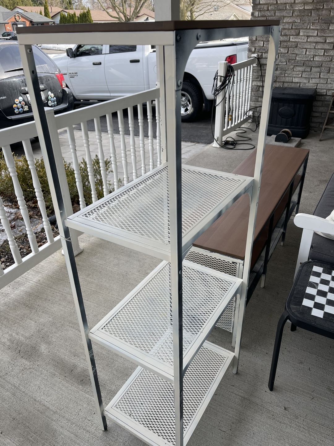 IKEA FJÄLLBO Shelf Unit - painted white - photo 5