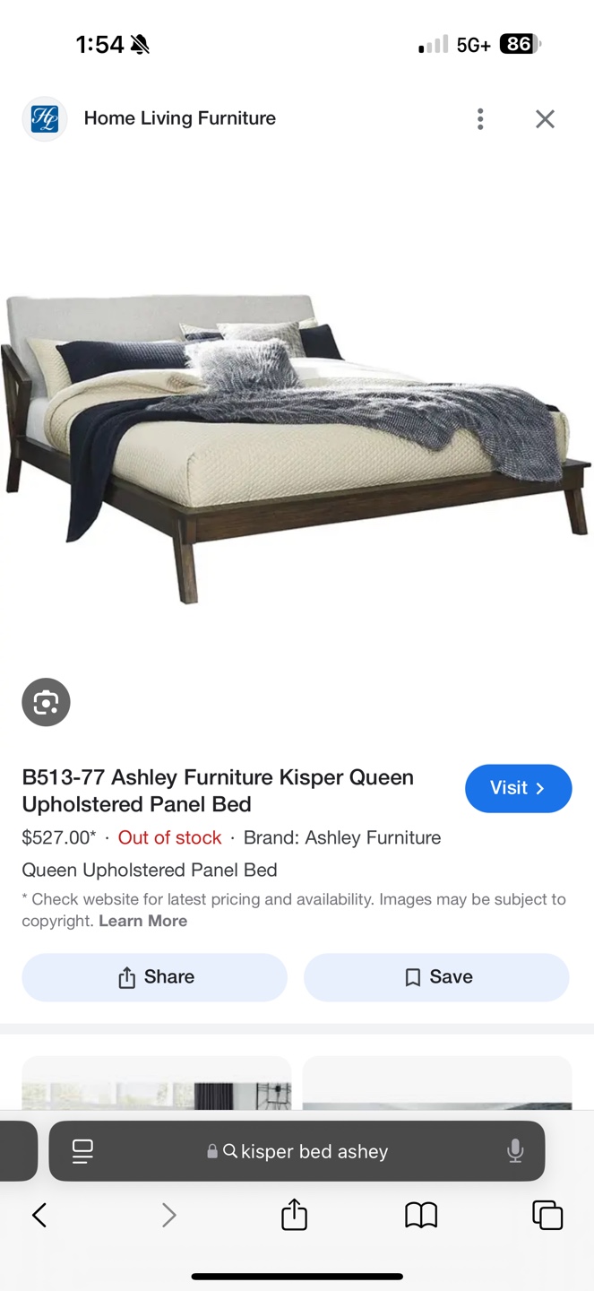 Queen Upholstered Panel Bed - photo 3