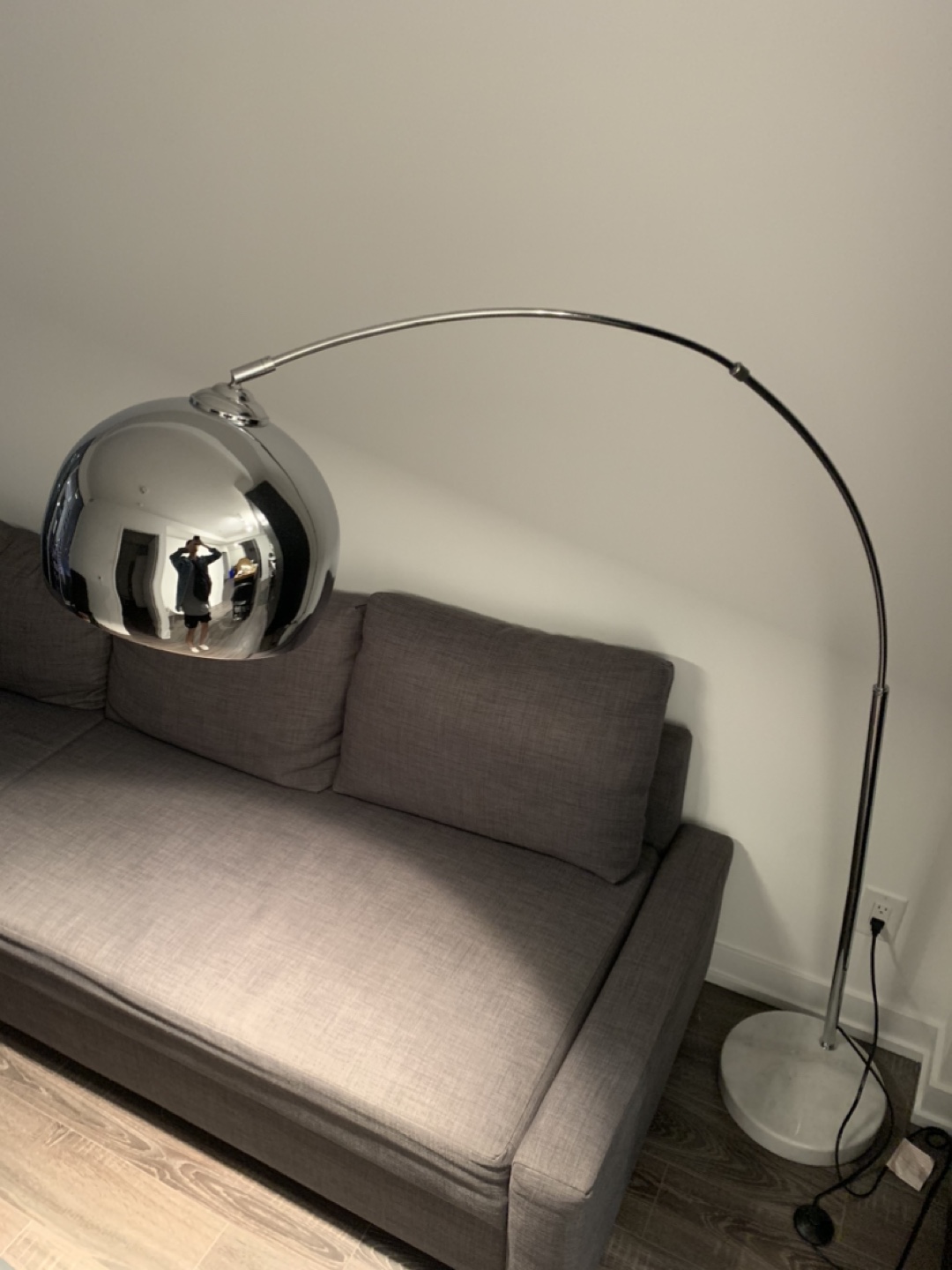 💡 Structube Arc Floor Lamp with White Marble Base 💡
