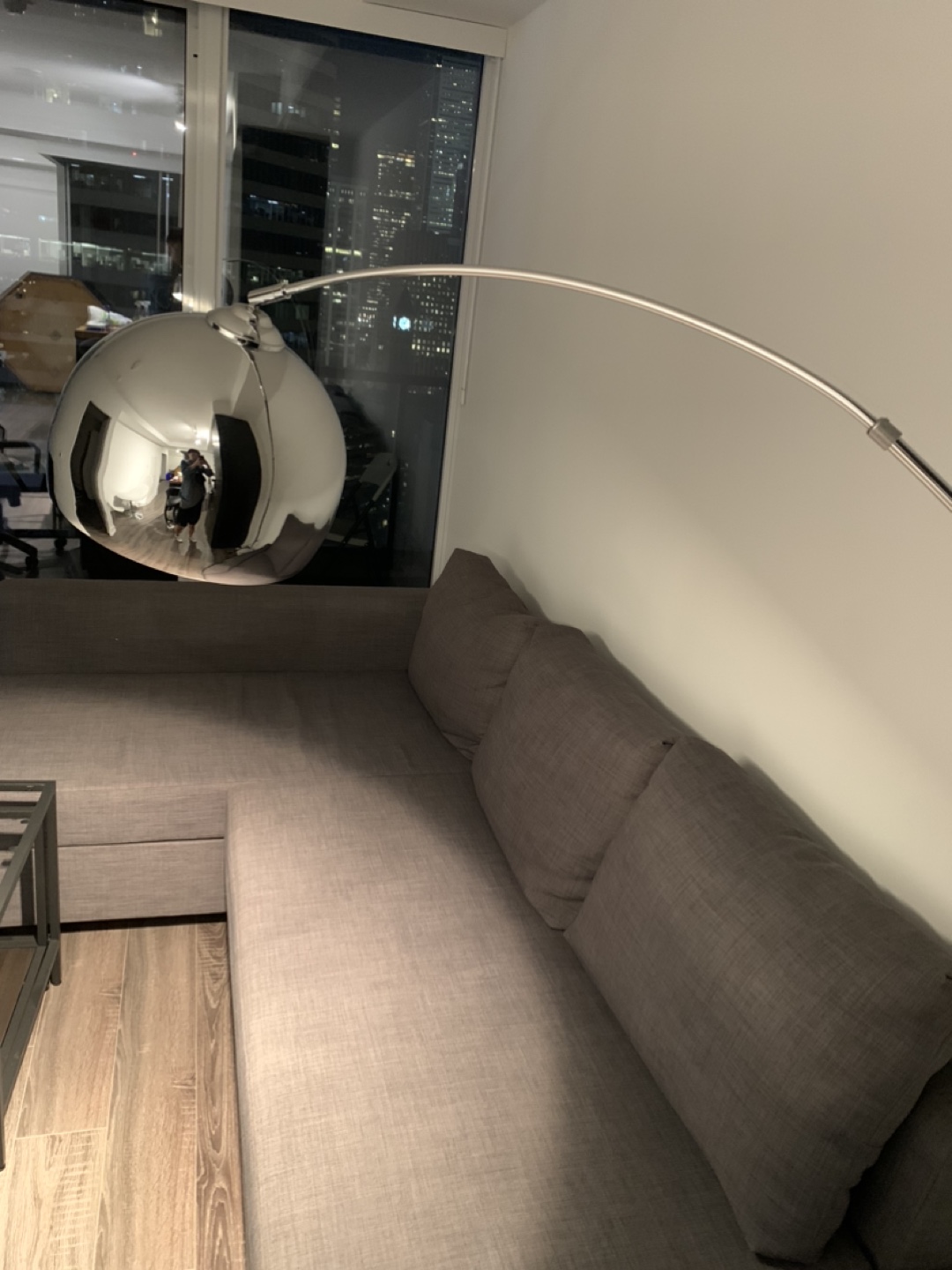 💡 Structube Arc Floor Lamp with White Marble Base 💡 - photo 2