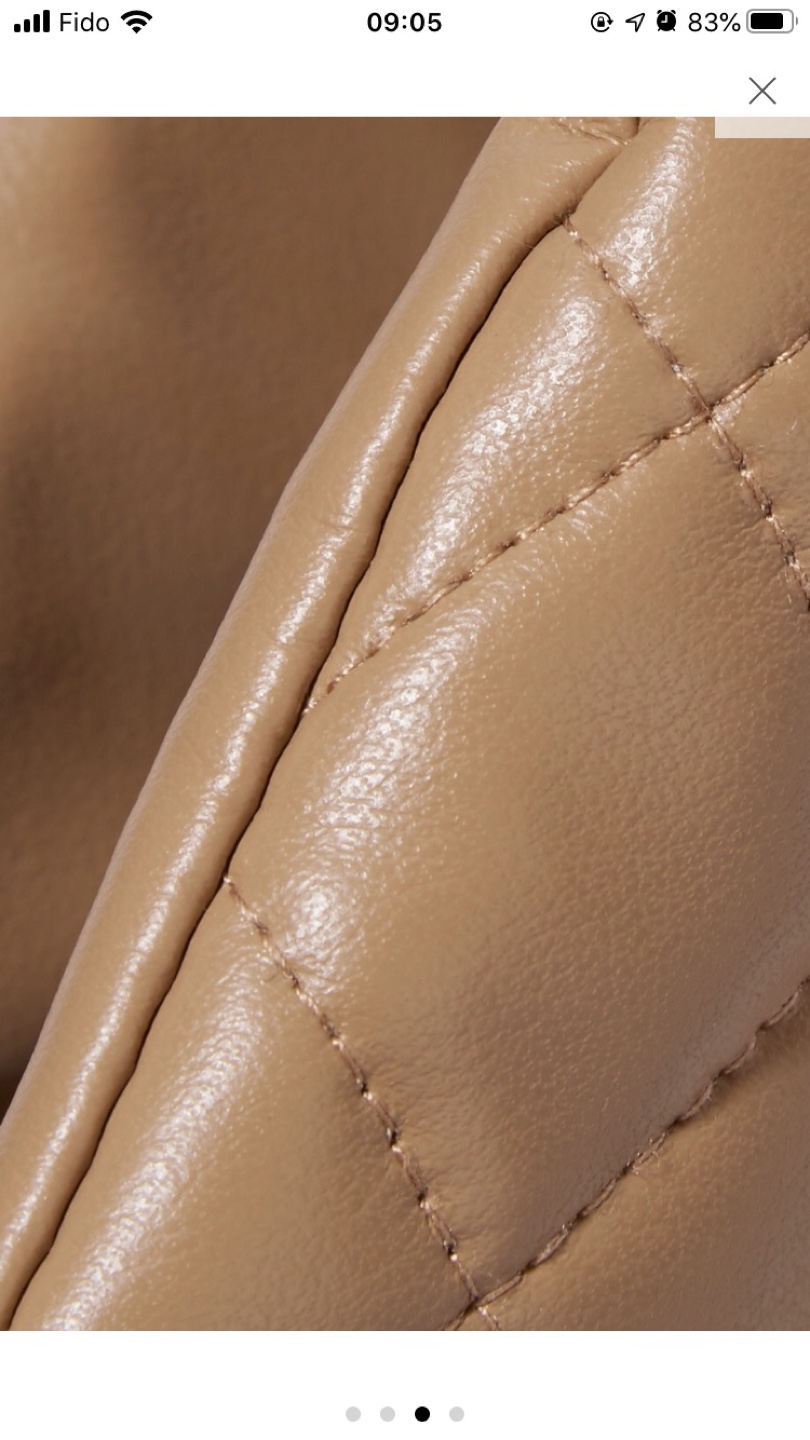 A.W.A.K.E.MODE Tan quilted leather clutch - photo 4