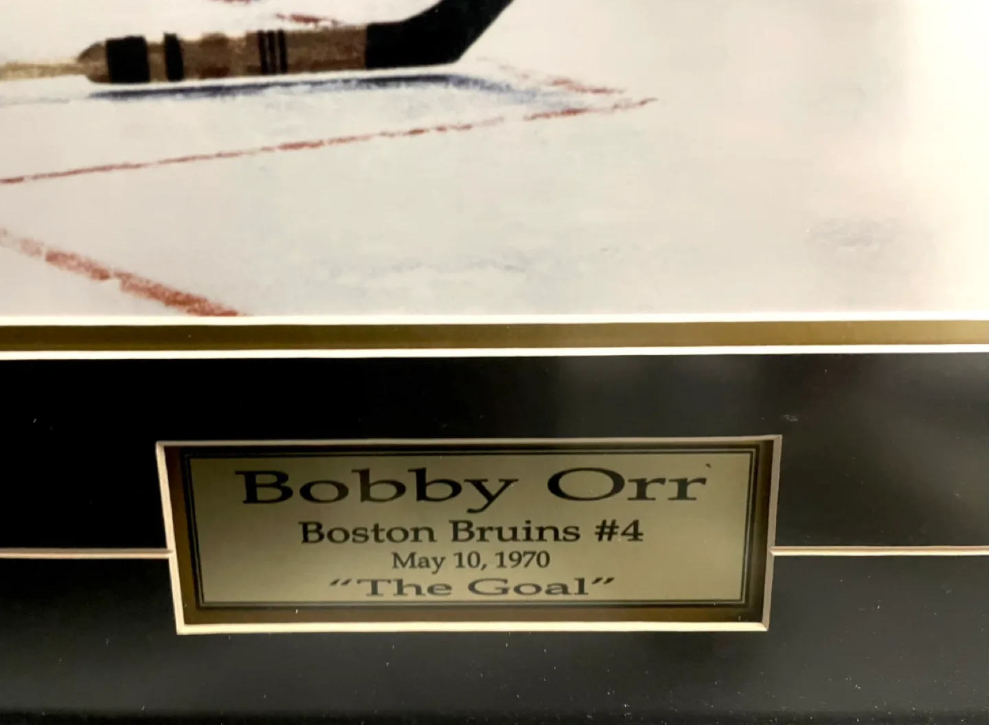 Framed Bobby Orr "The Goal" Photo - Boston Bruins Memorabilia image indicator(2)