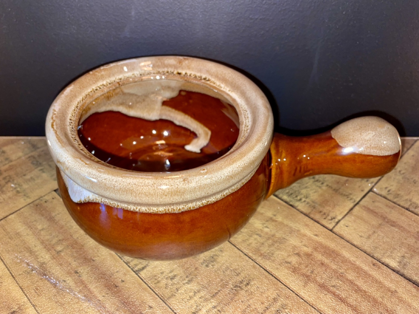 Handmade Vintage French Onion Soup Bowl