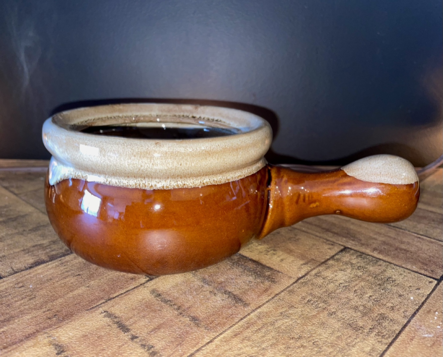 Handmade Vintage French Onion Soup Bowl - photo 2