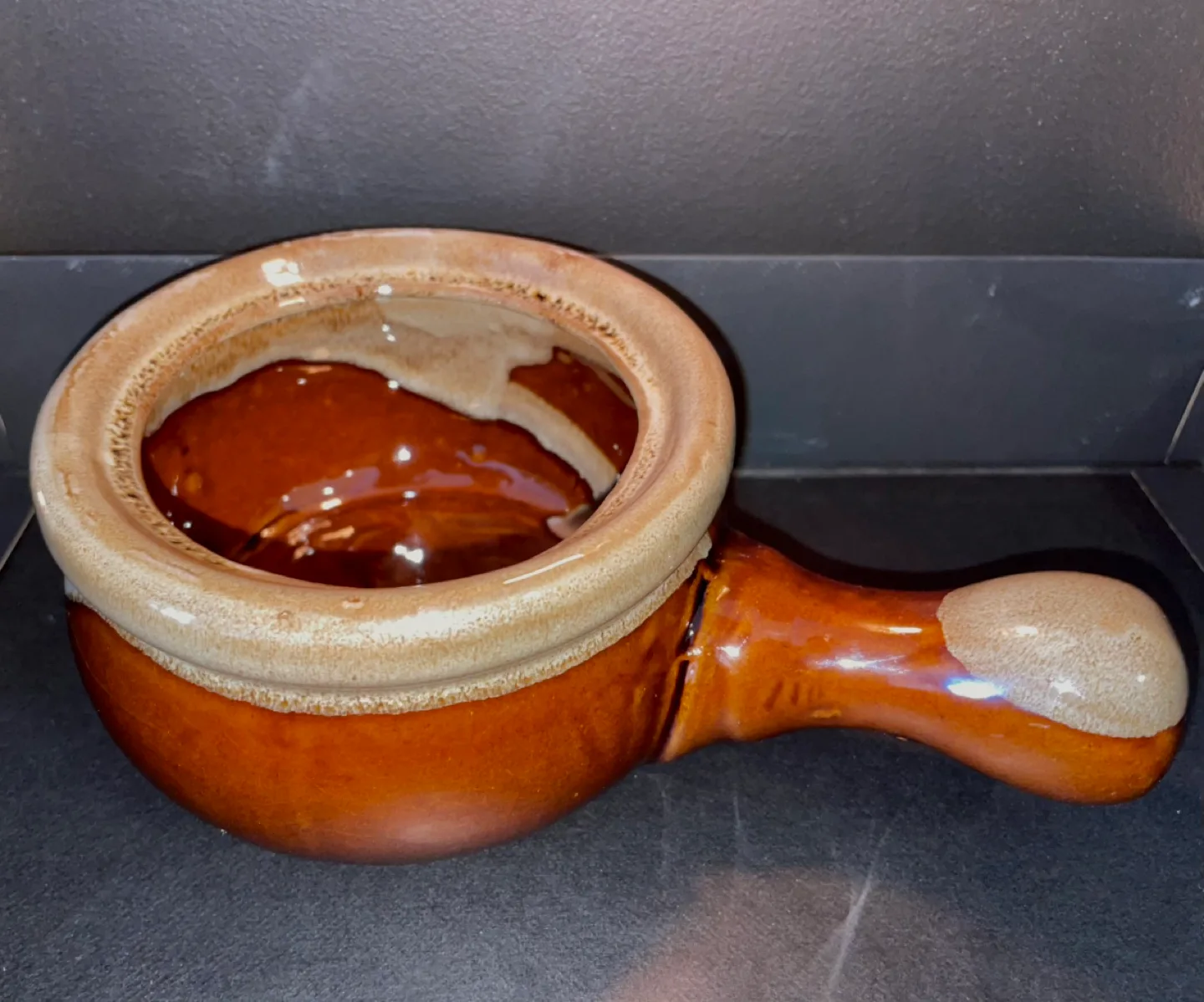 Handmade Vintage French Onion Soup Bowl image indicator(3)