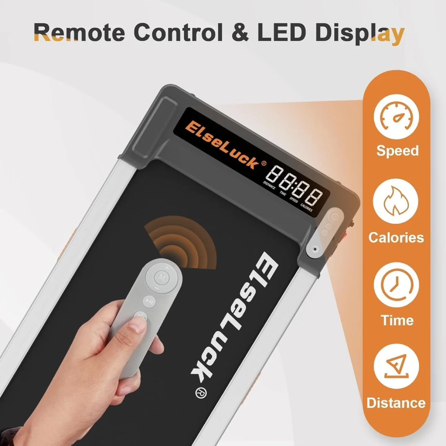 Treadmill - Walking Pad, 2.0HP Motor, Remote Control image indicator(3)