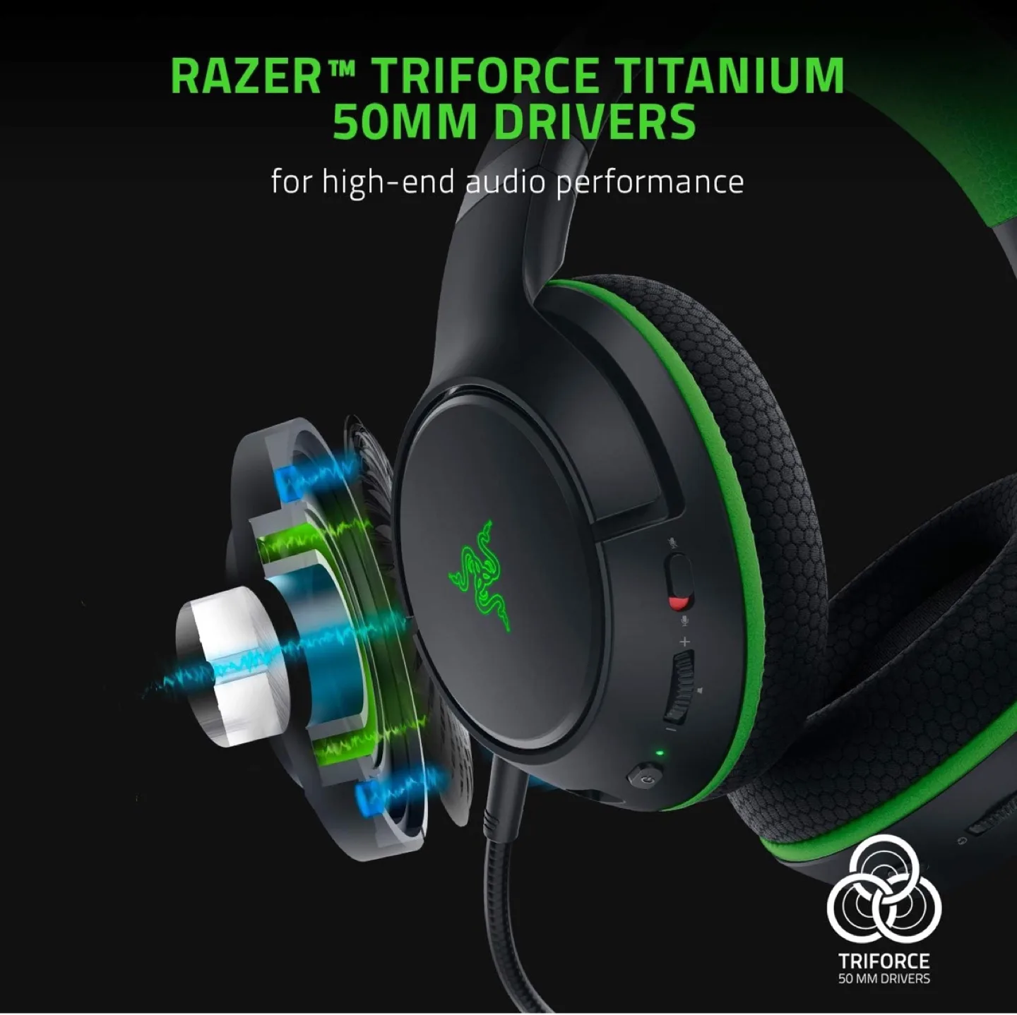 Razer Kaira Pro Wireless Gaming Headset for Xbox - Black image indicator(3)