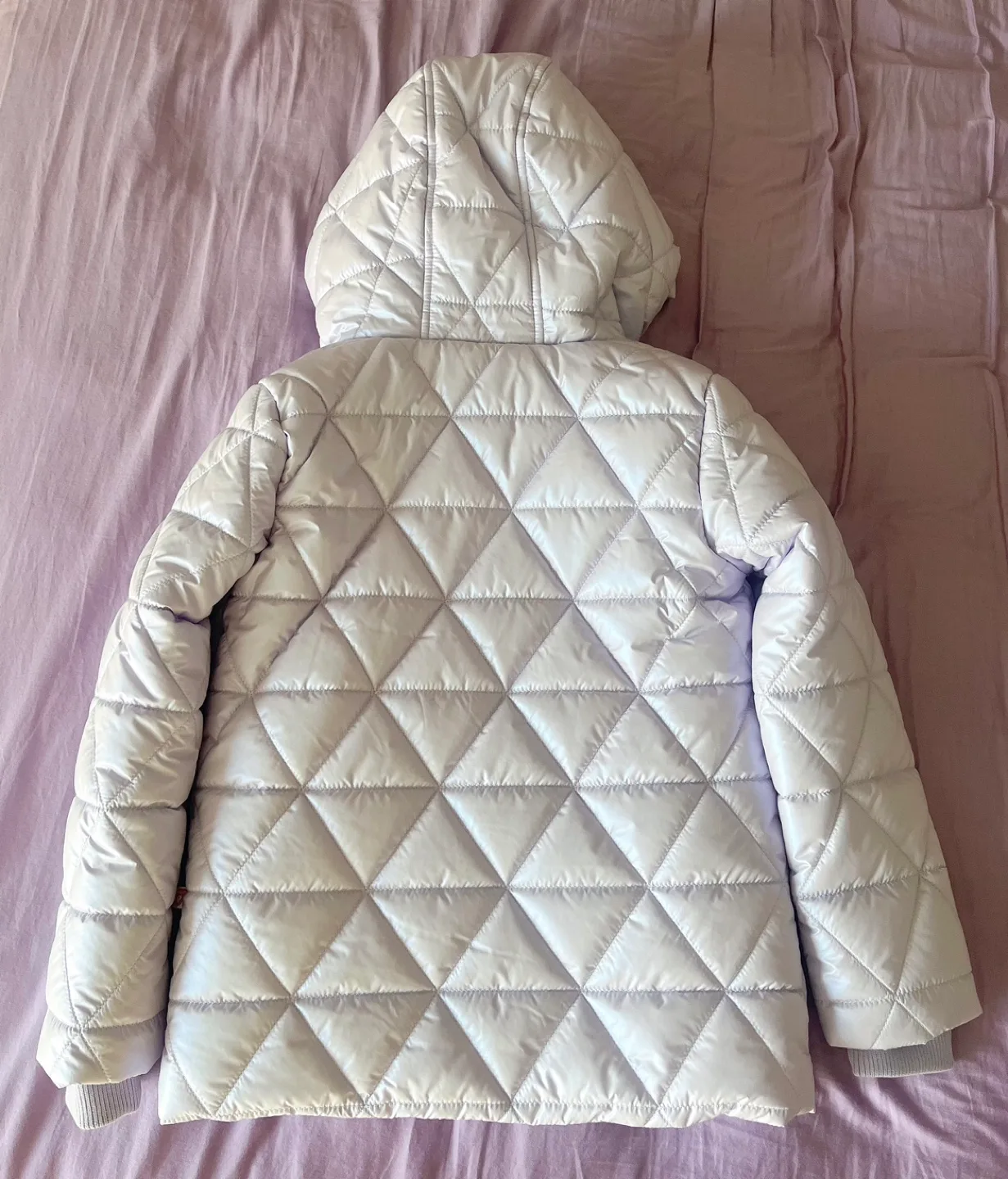 Joe Fresh Girls' Lavender Quilted Jacket image indicator(2)