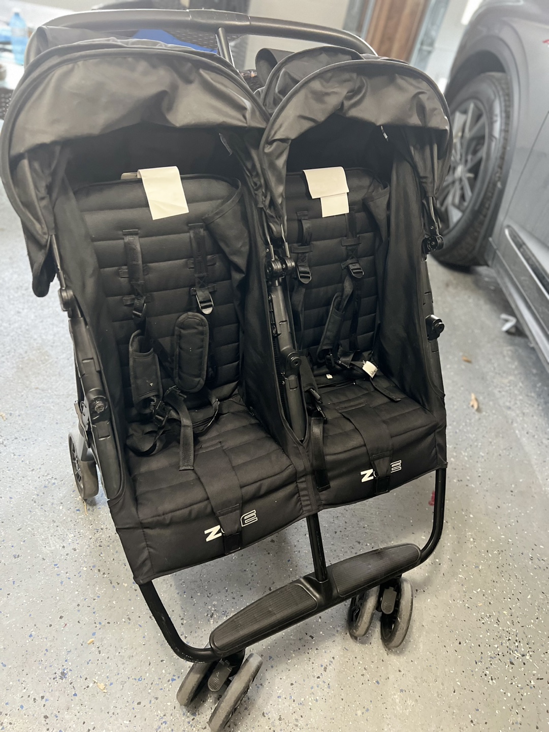 Zoe XL2 Double Stroller - Black - photo 2