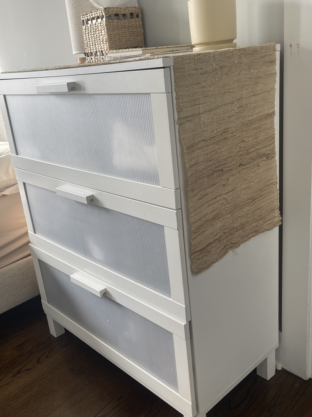 IKEA MALM 3-Drawer Chest White - photo 2