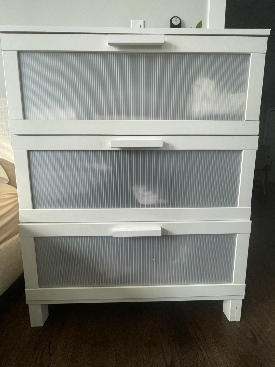 IKEA MALM 3-Drawer Chest White - photo 4