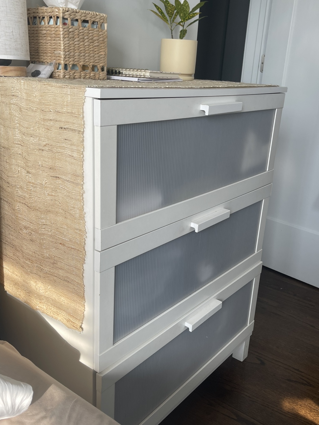 IKEA MALM 3-Drawer Chest White - photo 3
