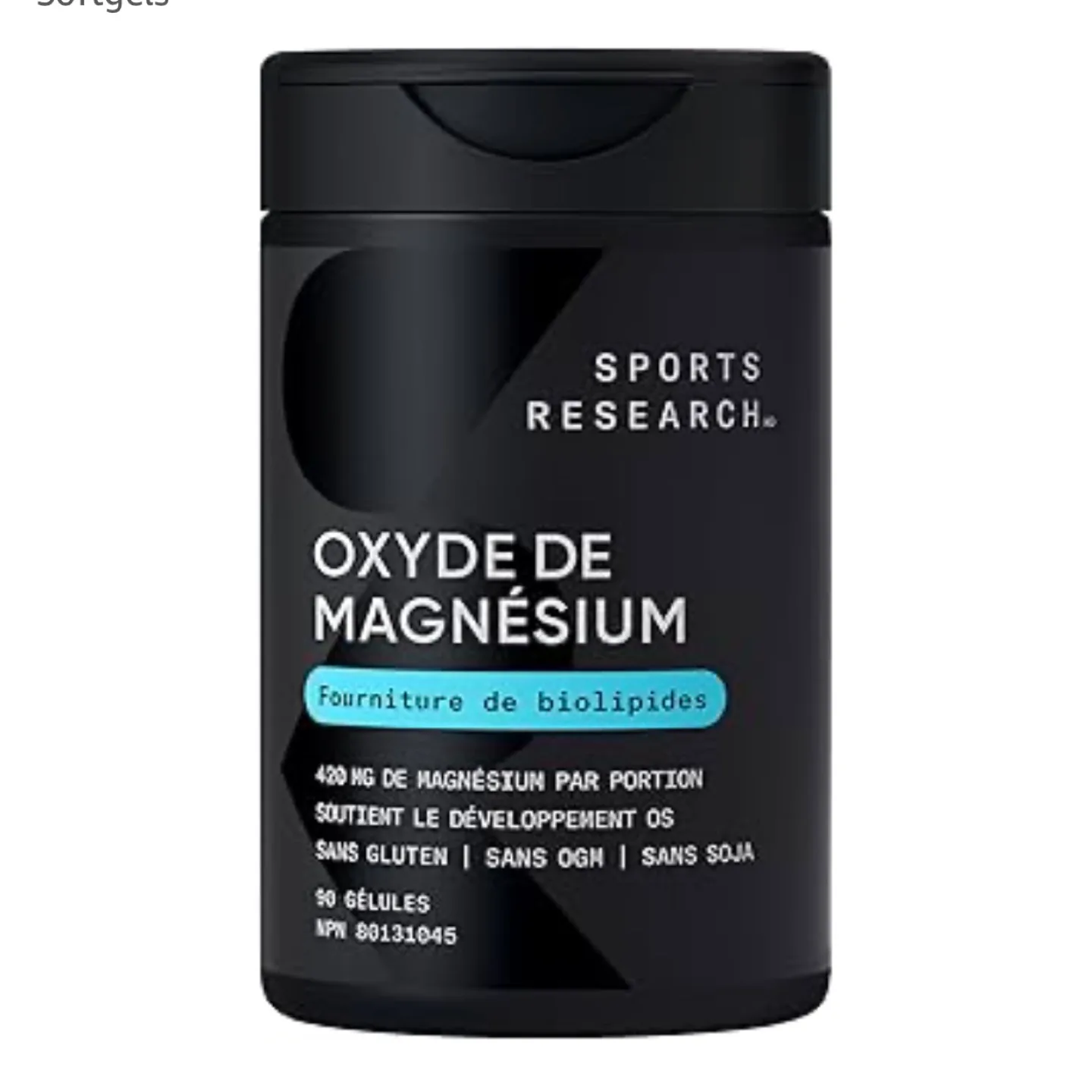 Sports Research Magnesium Oxide - 90 Softgels image indicator(2)
