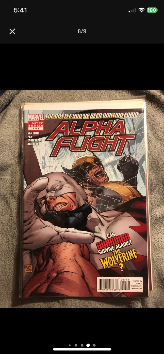 Alpha Flight miniseries issues 0.1 -8 image indicator(8)