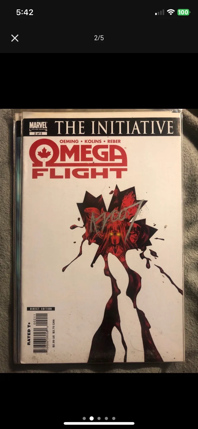 Alpha Flight miniseries(some signed) image indicator(2)