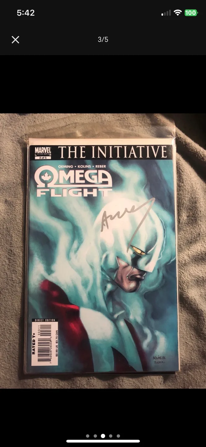 Alpha Flight miniseries(some signed) image indicator(3)