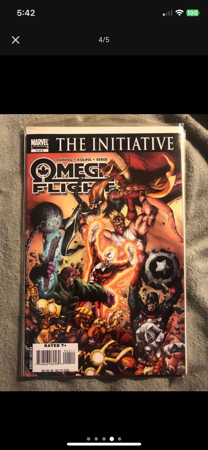 Alpha Flight miniseries(some signed) image indicator(4)