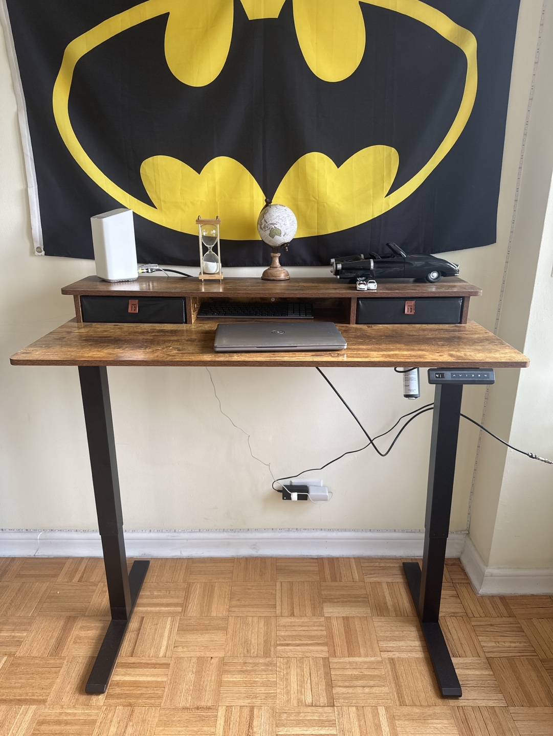Electric Standing Desk with Drawers - photo 2