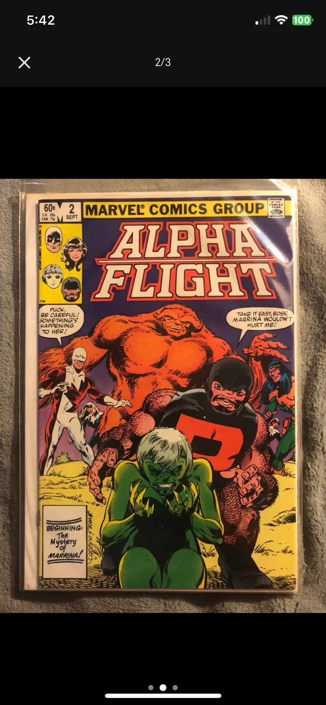 Alpha Flight 1-2 + Special image indicator(2)