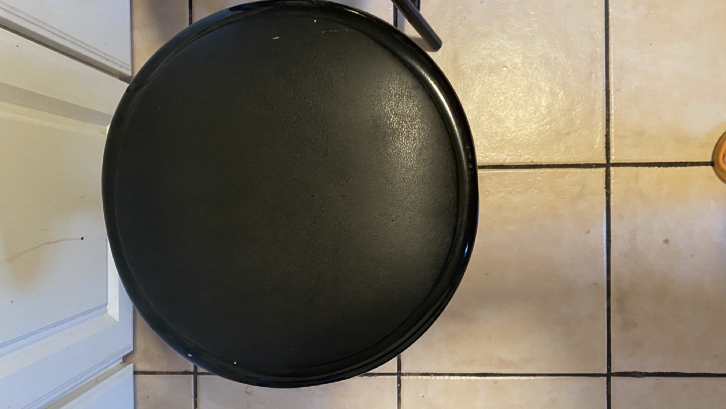 Pair of Black Folding Stools - photo 2