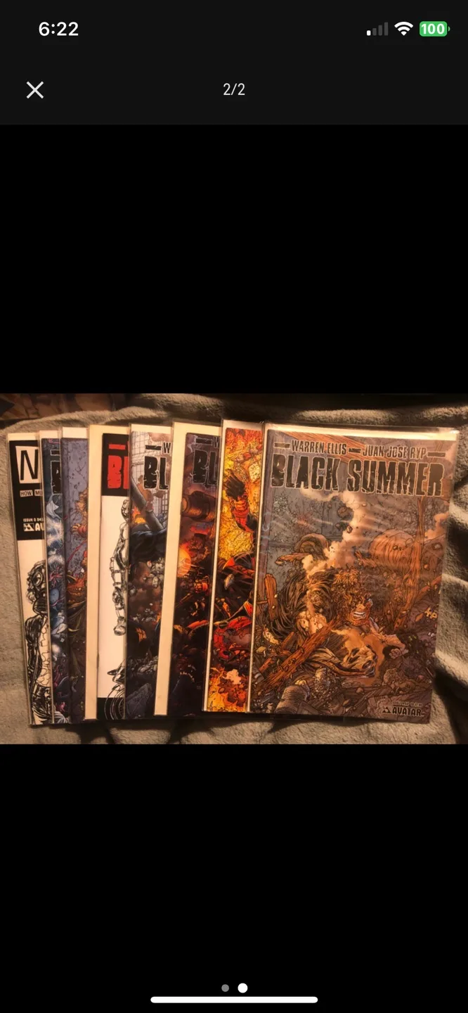 Warren Ellis titles - multiple complete series image indicator(5)