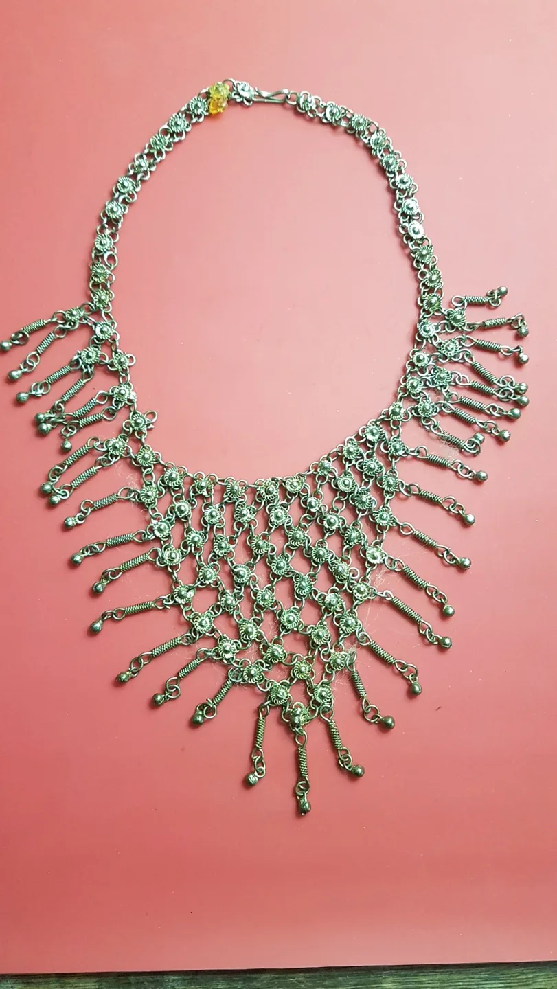 Vintage Multi Link Mesh Necklace image indicator(3)