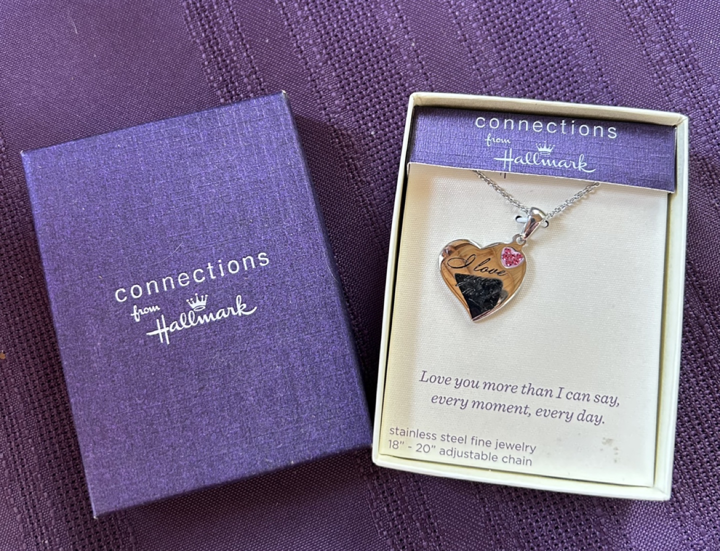 Hallmark Connections Heart Necklace