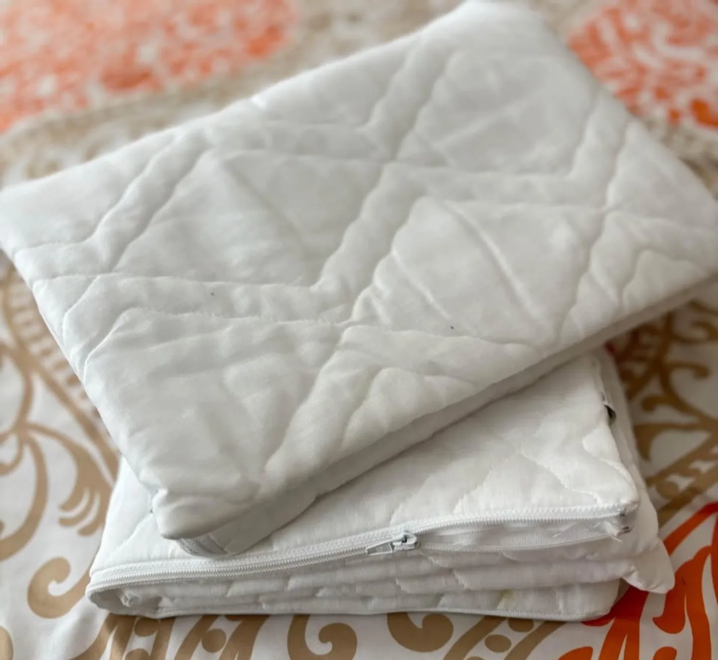 New Quilted Pillow Protectors, Zippered (2 for$15) image indicator(4)
