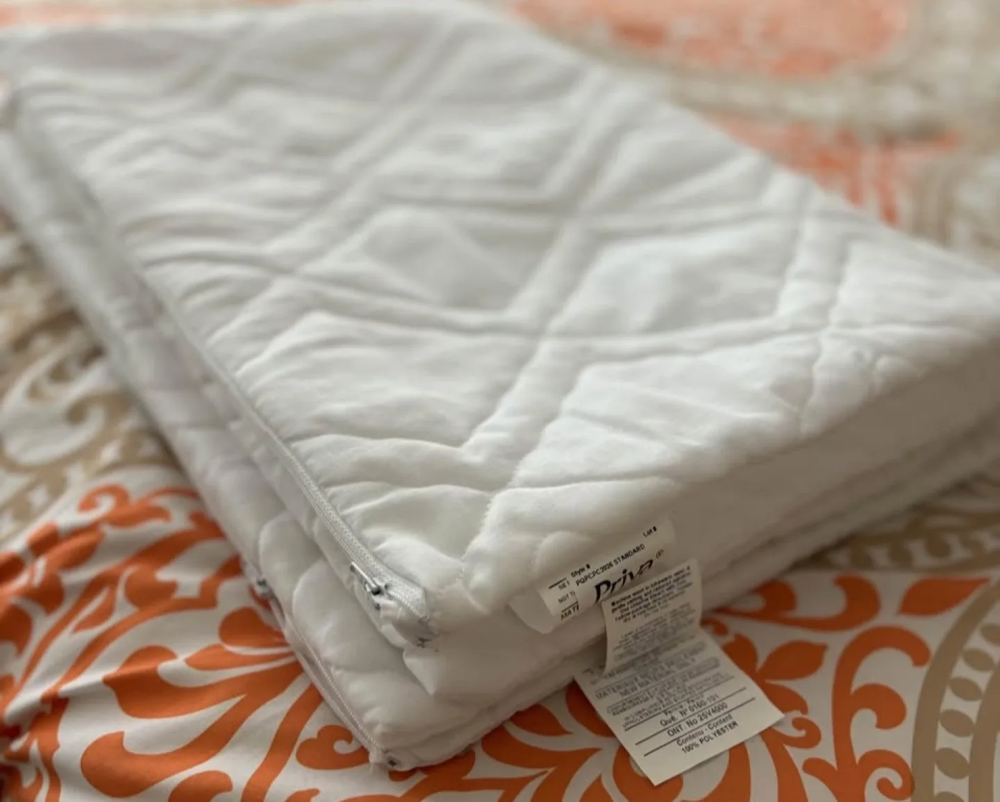 New Quilted Pillow Protectors, Zippered (2 for$15) image indicator(6)