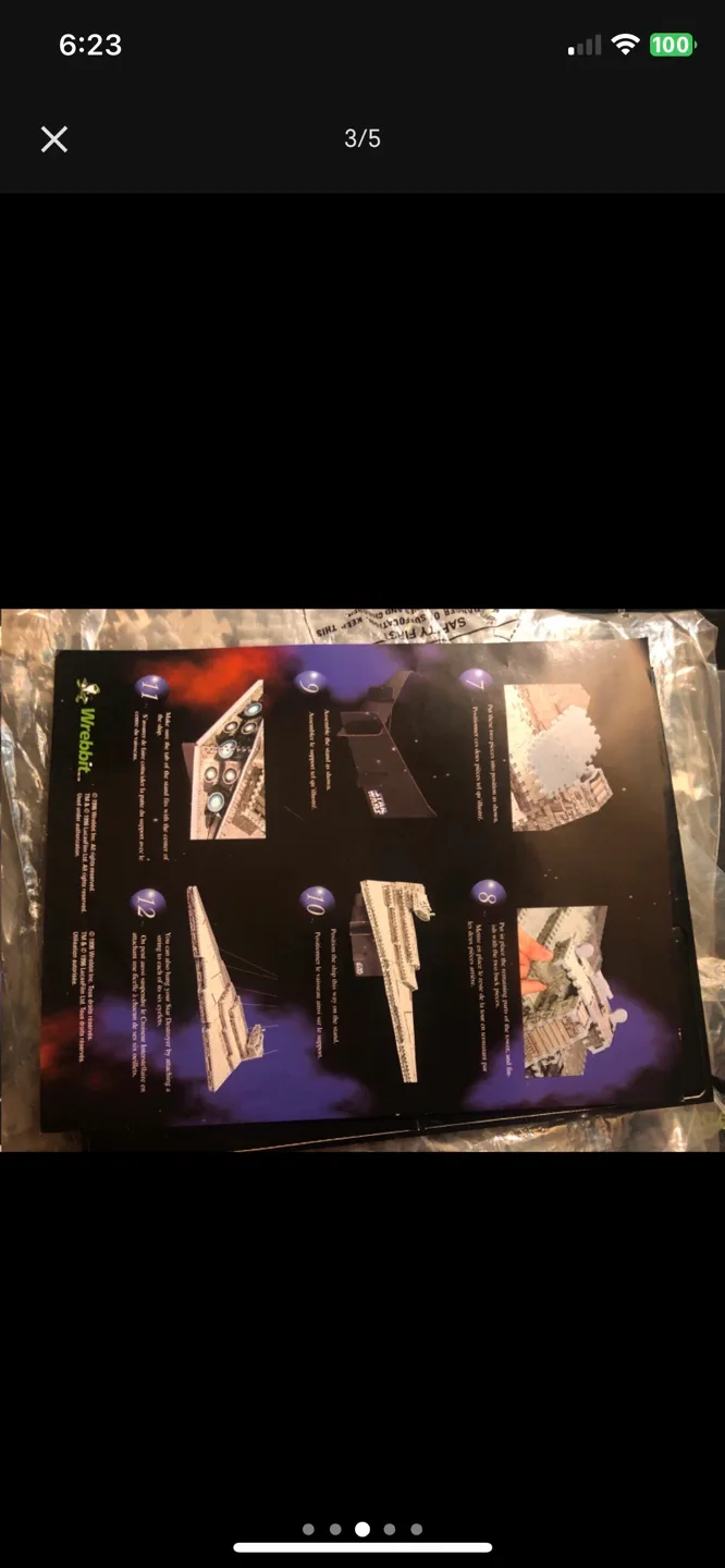 Star Wars 3D puzzle Imperial Star Destroyer image indicator(3)